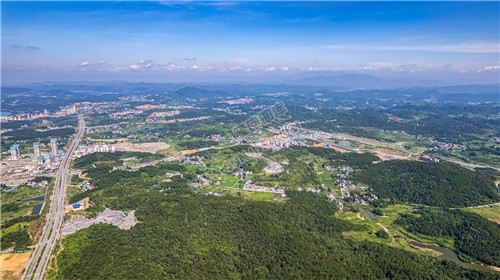 隆回城东看隆回全景