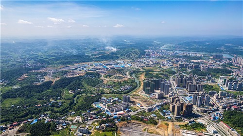 隆回城东看隆回全景