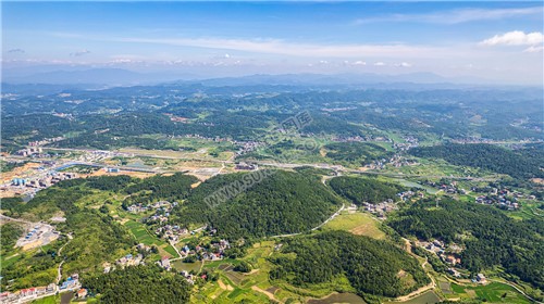 隆回城东看隆回全景