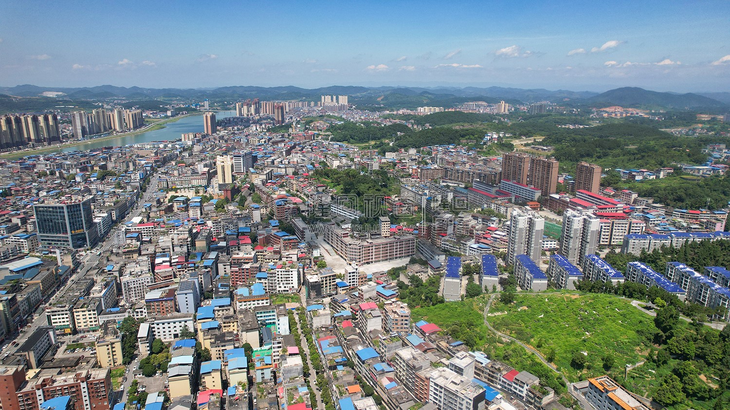 隆回县城中心拍摄