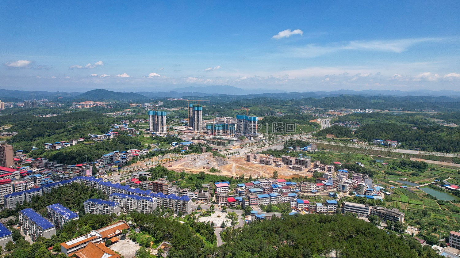 隆回县城中心拍摄