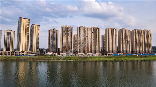 隆回夕阳，赧水河畔的县城风景