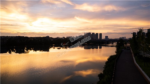 隆回三桥周边的夕阳美景