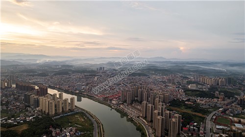 隆回三桥周边的夕阳美景
