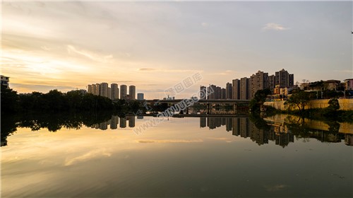 隆回三桥周边的夕阳美景