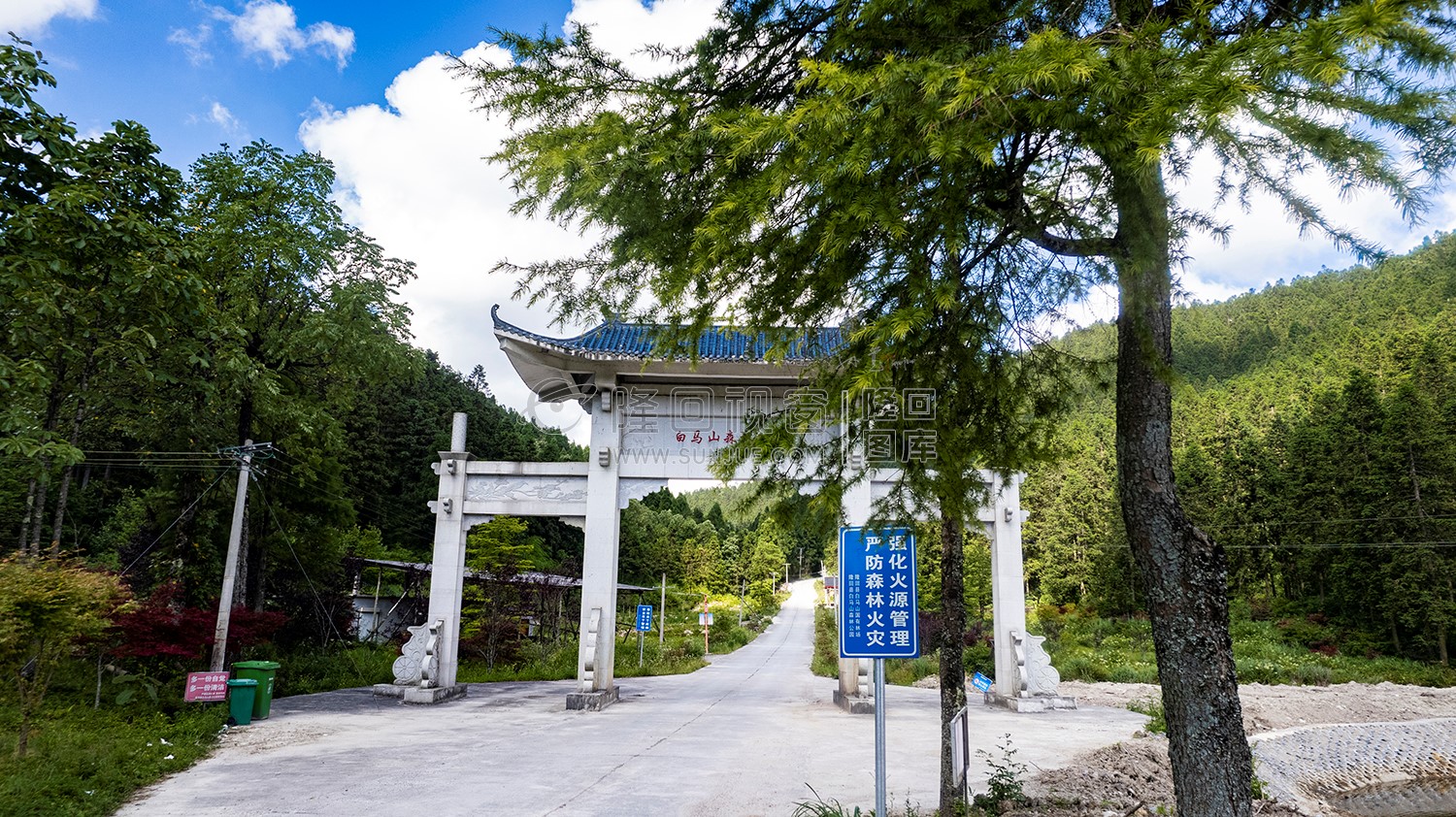 白马山森林公园牌坊