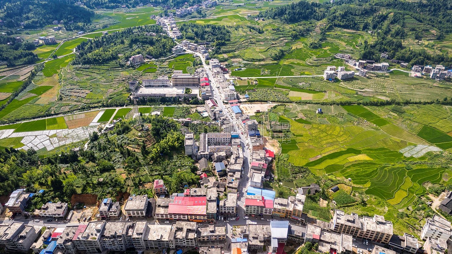麻塘山乡夏季风光