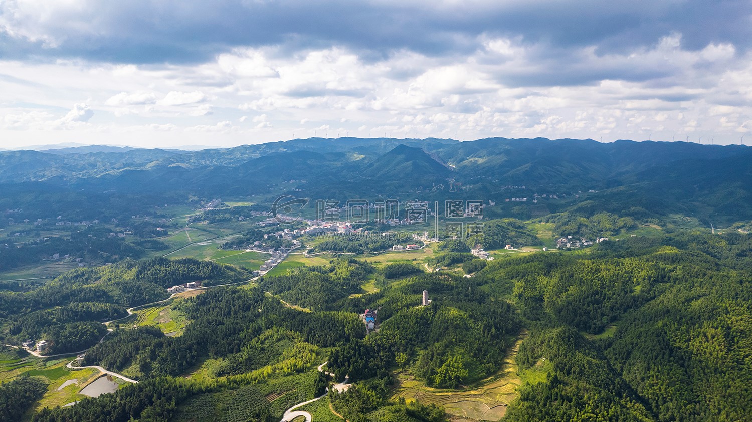 麻塘山乡夏季风光