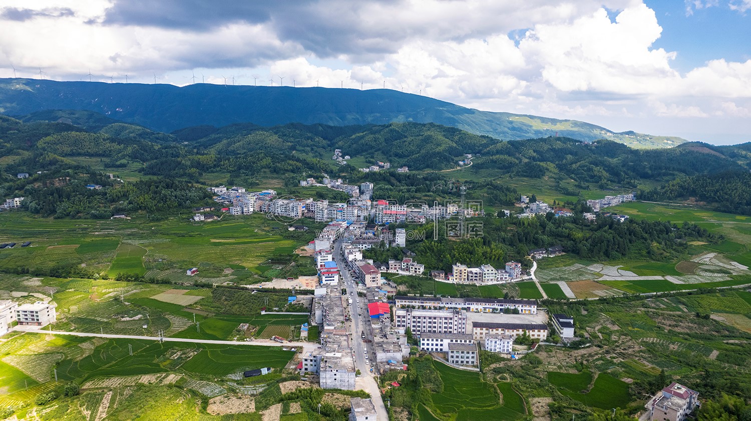 麻塘山乡夏季风光
