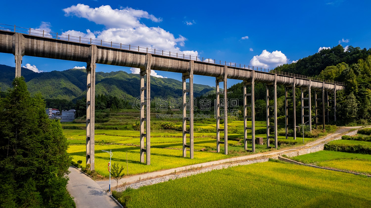 六都寨水库六灌局渡槽拍摄