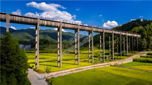 六都寨水库六灌局渡槽拍摄