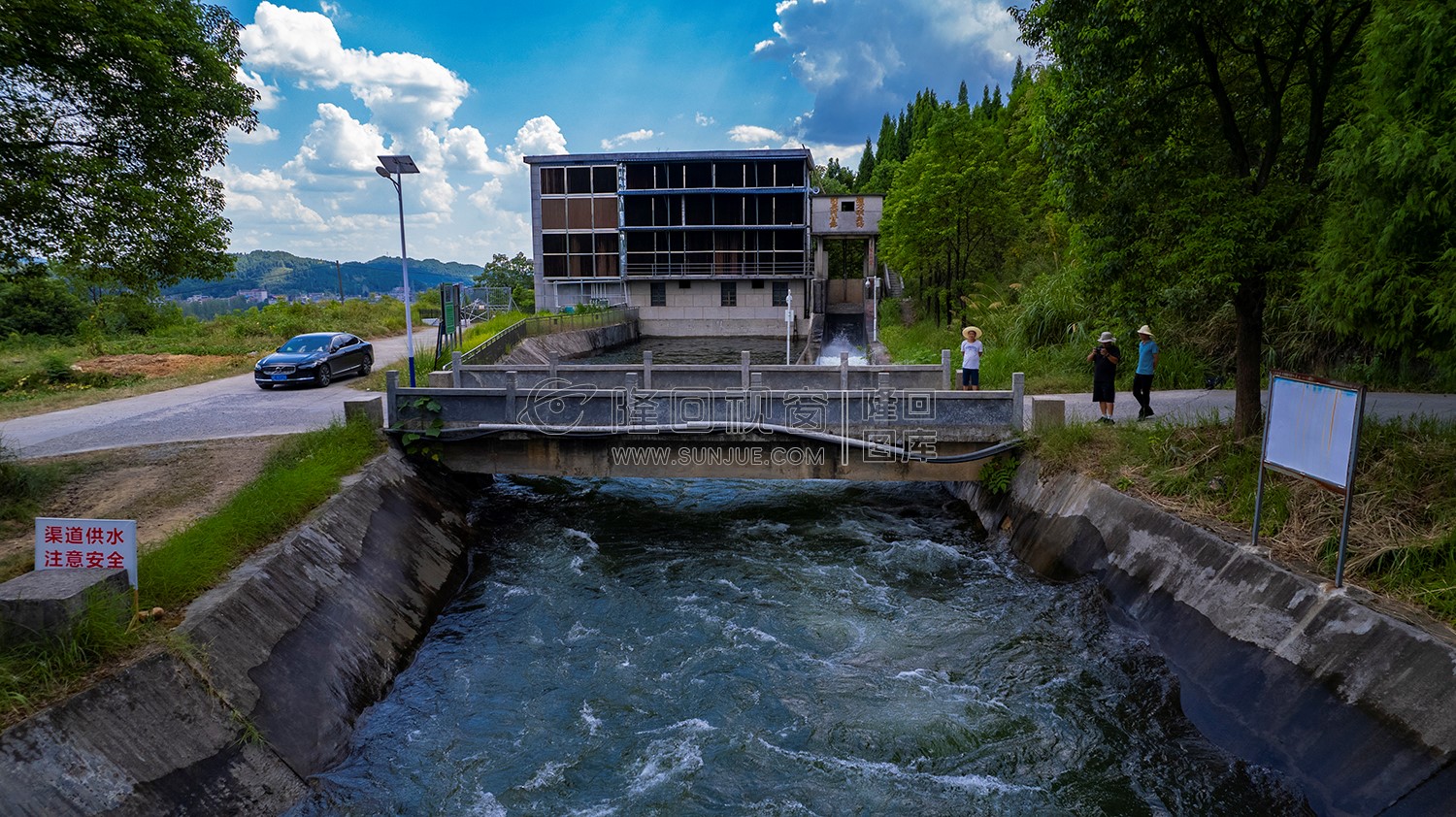 六都寨水库灌溉出水口