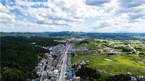 隆回西洋江镇夏日风光