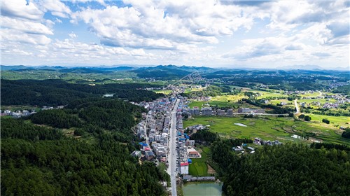 隆回西洋江镇夏日风光
