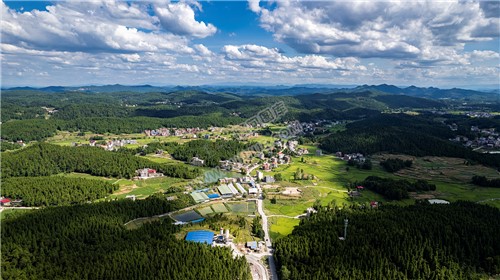 隆回西洋江镇夏日风光