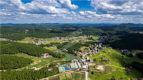 隆回西洋江镇夏日风光
