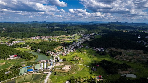 隆回西洋江镇夏日风光