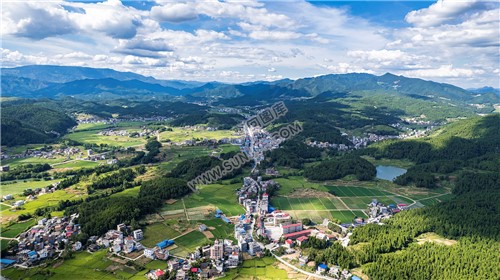 隆回西洋江镇夏日风光