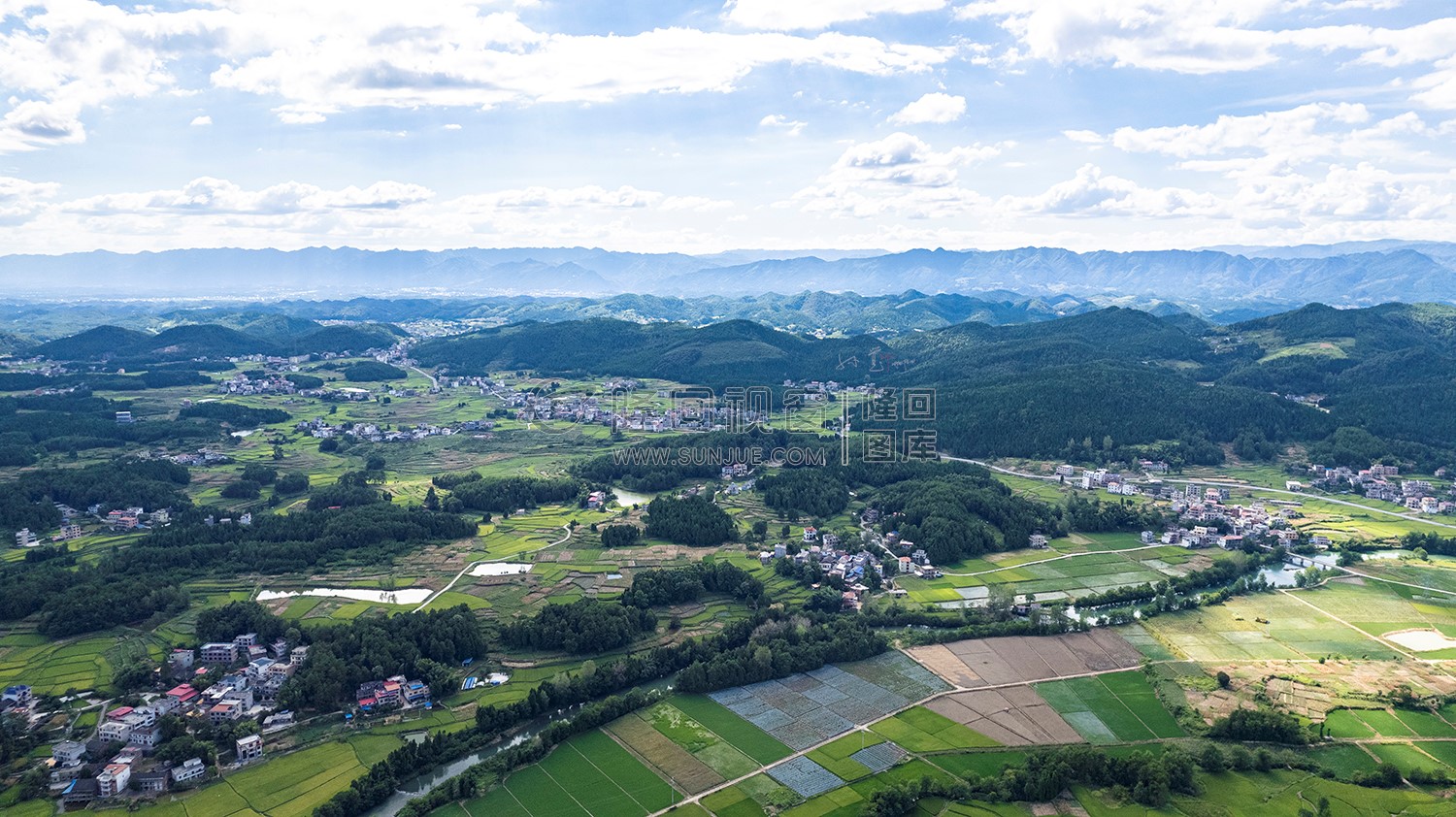 隆回西洋江镇夏日风光