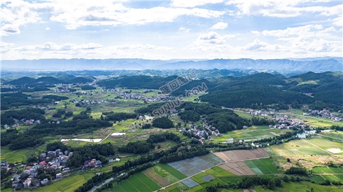 隆回西洋江镇夏日风光