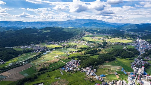 隆回西洋江镇夏日风光