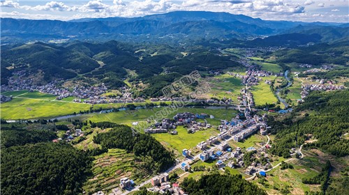 隆回西洋江镇夏日风光
