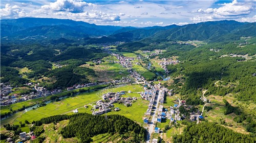 隆回西洋江镇夏日风光