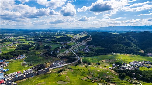 隆回西洋江镇夏日风光