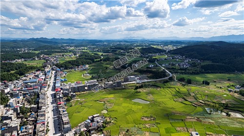 隆回西洋江镇夏日风光