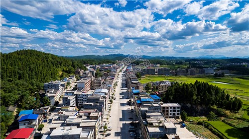 隆回西洋江镇夏日风光