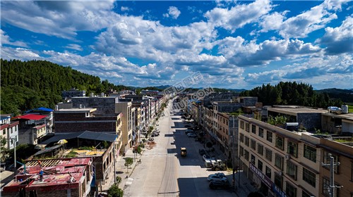隆回西洋江镇夏日风光