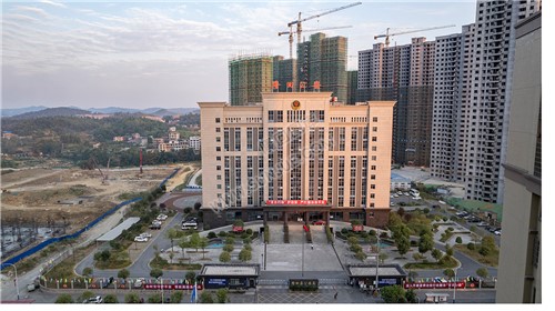 隆回县公安局大楼外景