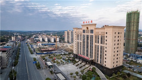 隆回县公安局大楼外景