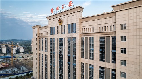 隆回县公安局大楼外景