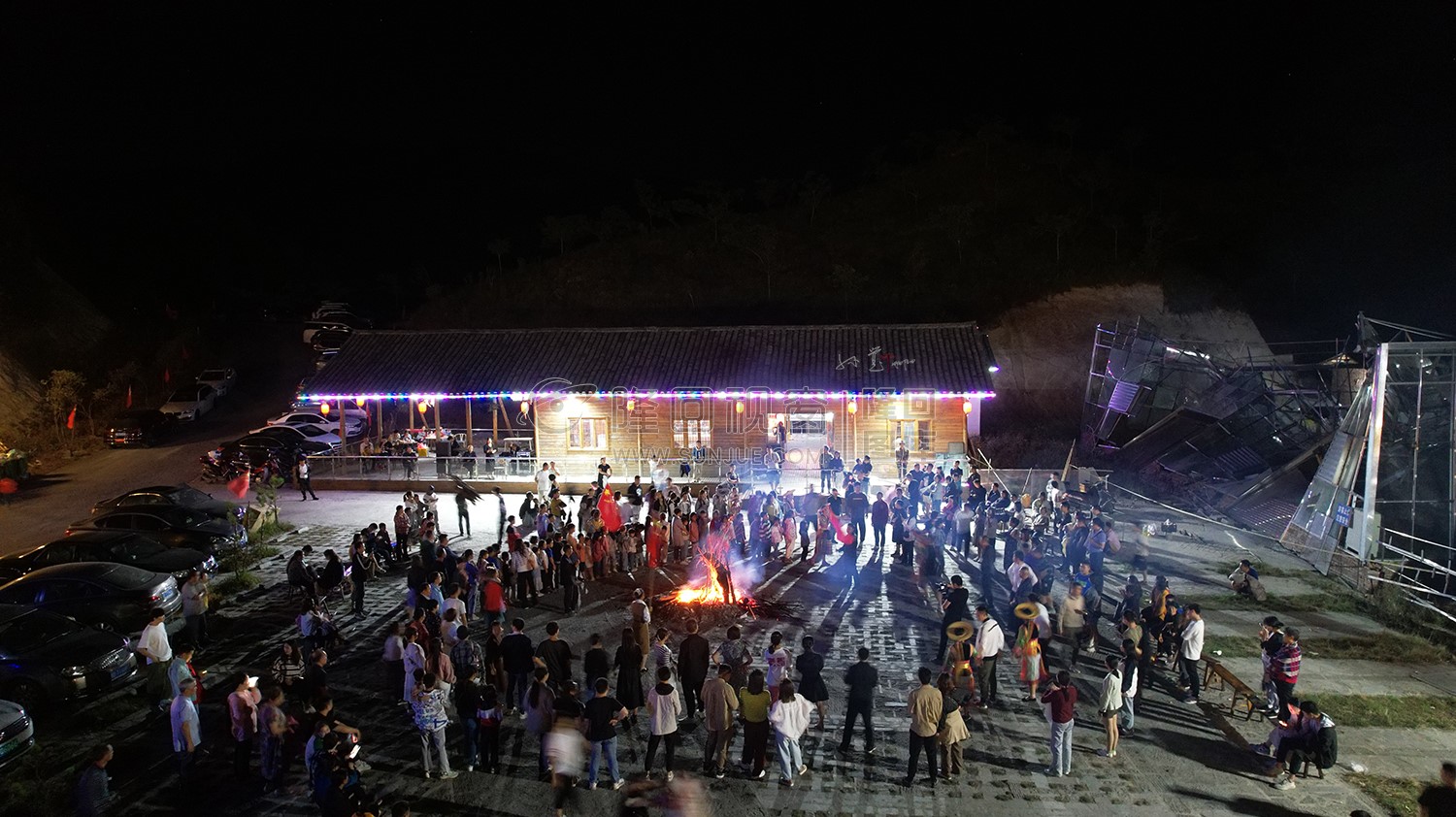 龙瑶幽谷国庆篝火晚会