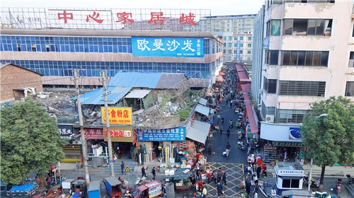 隆回农贸市场的清晨