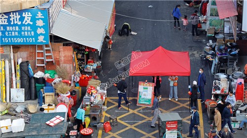 隆回农贸市场的清晨