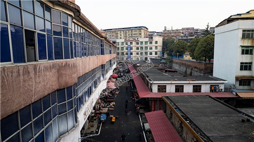 隆回农贸市场的清晨