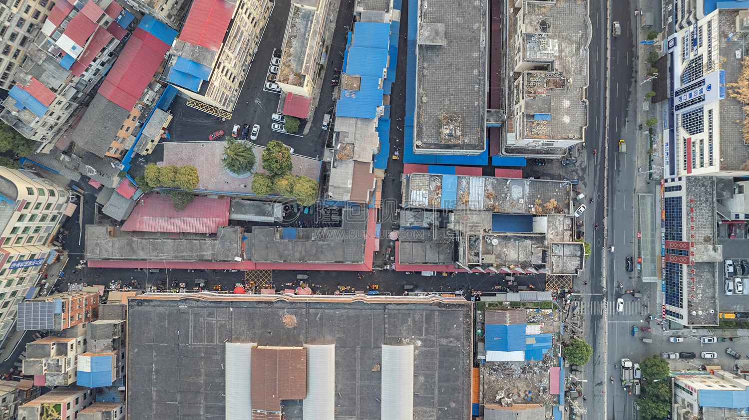 隆回农贸市场的清晨