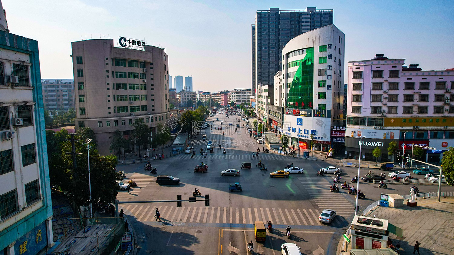 隆回封城前，疫情期间的县城