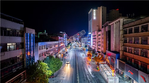 隆回封城第一天当晚县城各地交通情况