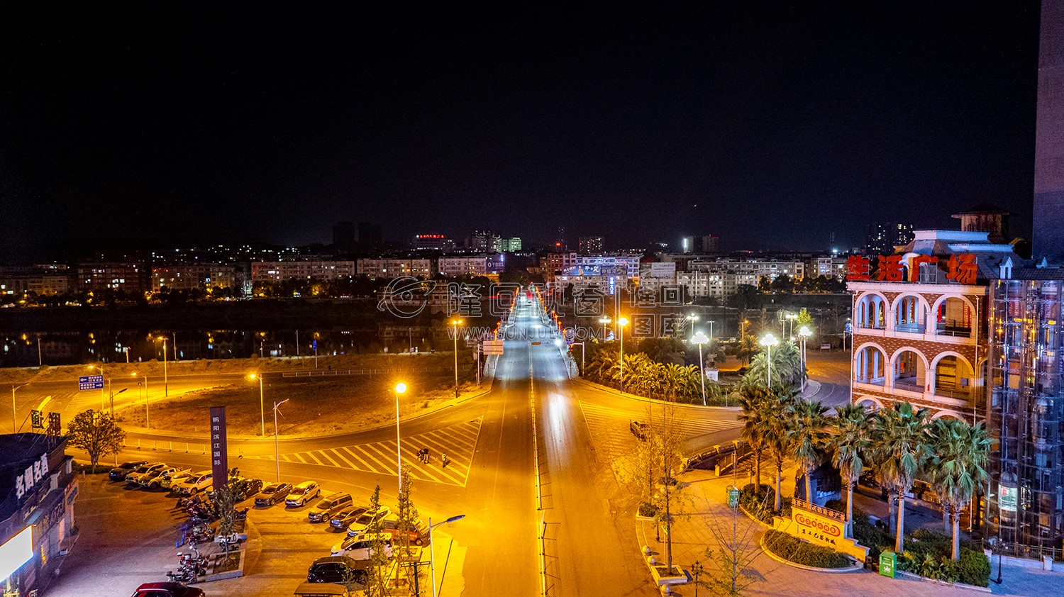 隆回封城第一天当晚县城各地交通情况