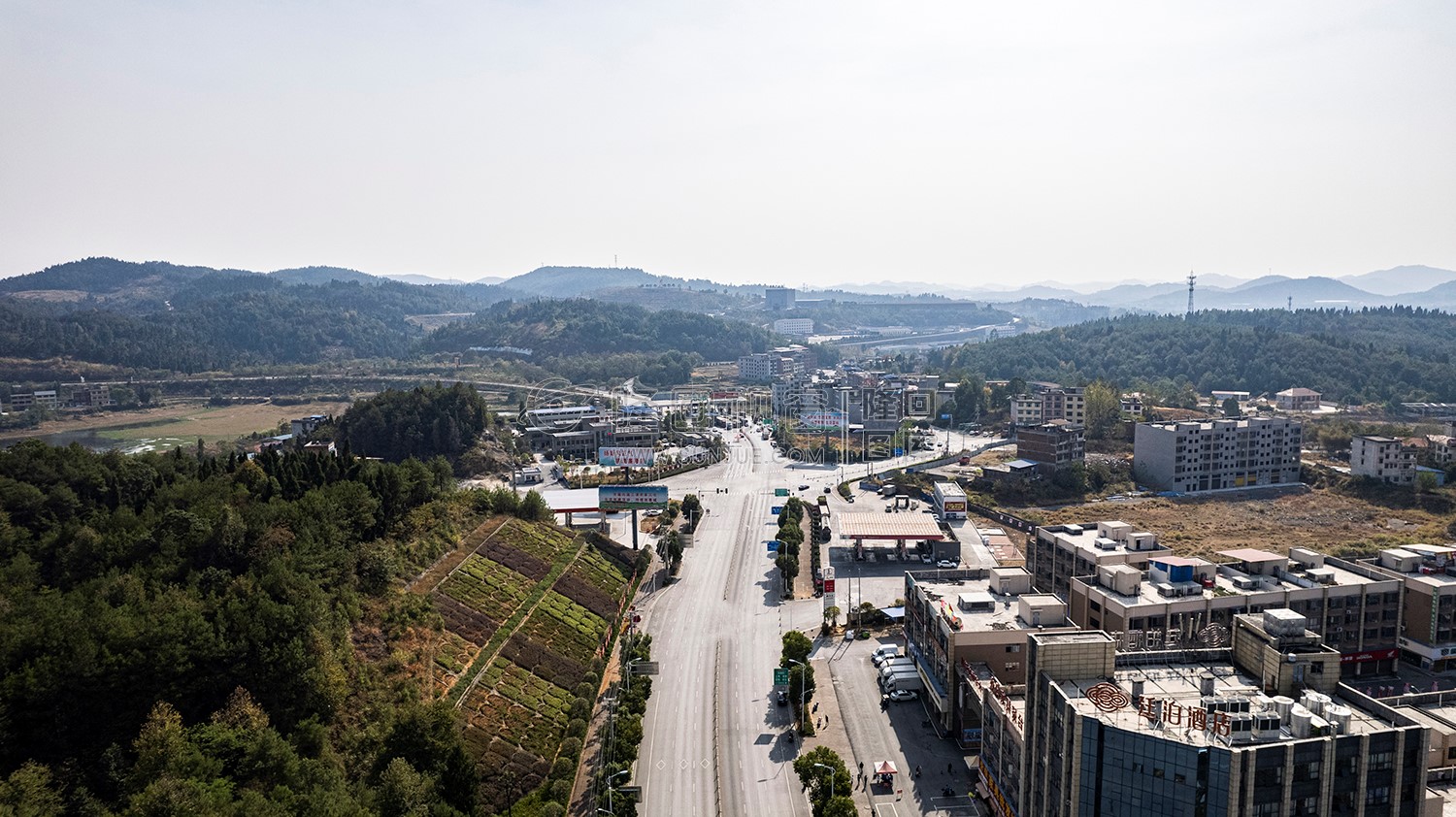 隆回封城第一天下午，县城各交通情况