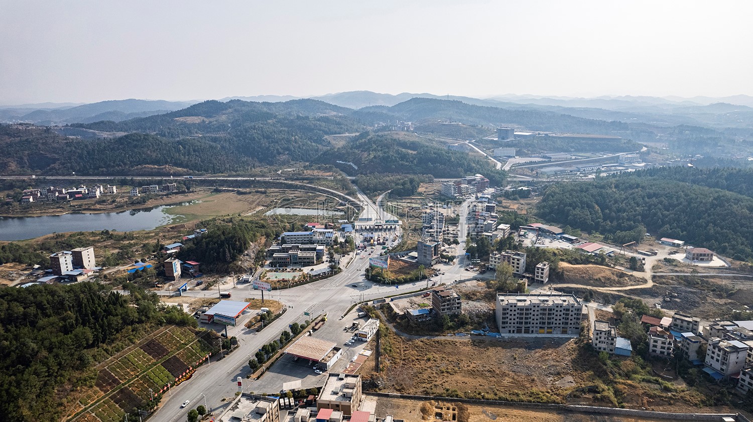 隆回封城第一天下午，县城各交通情况