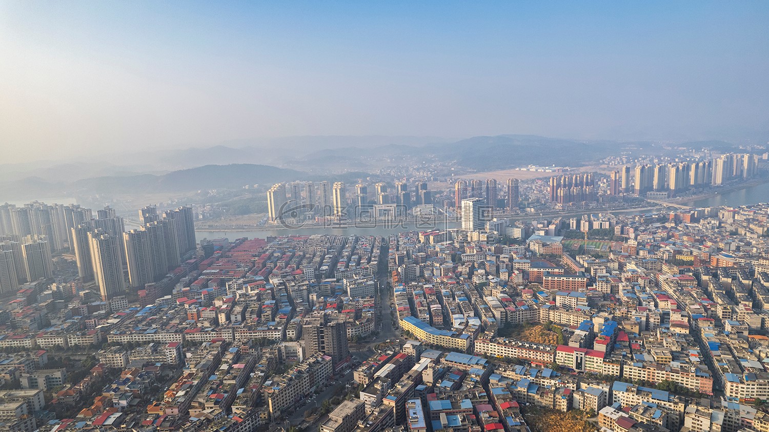 隆回封城第七天，县城各处航拍