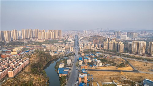 隆回封城第七天，县城各处航拍