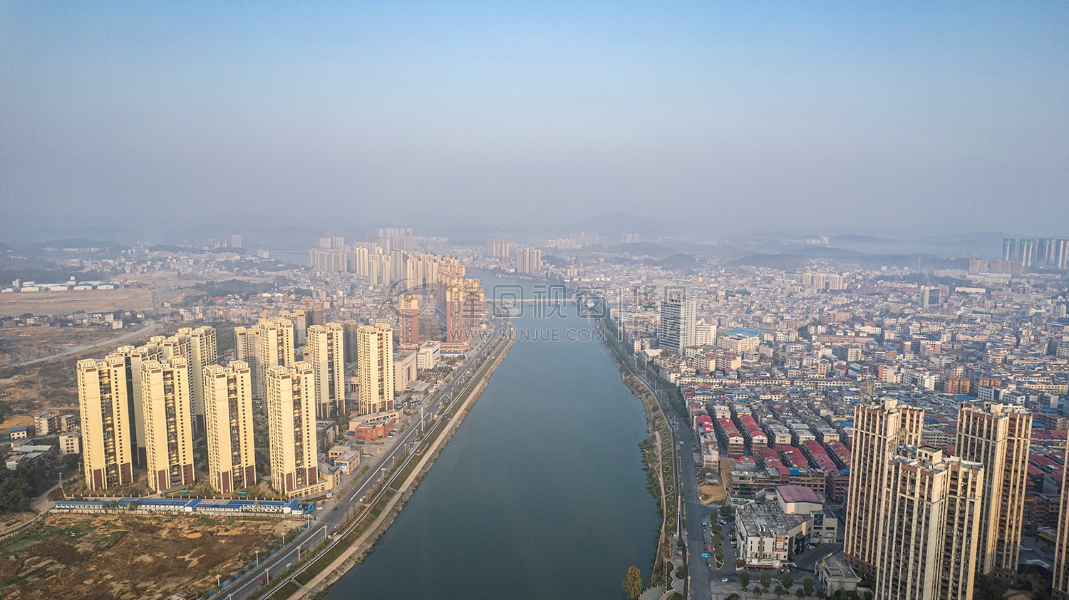 隆回封城第七天，县城各处航拍