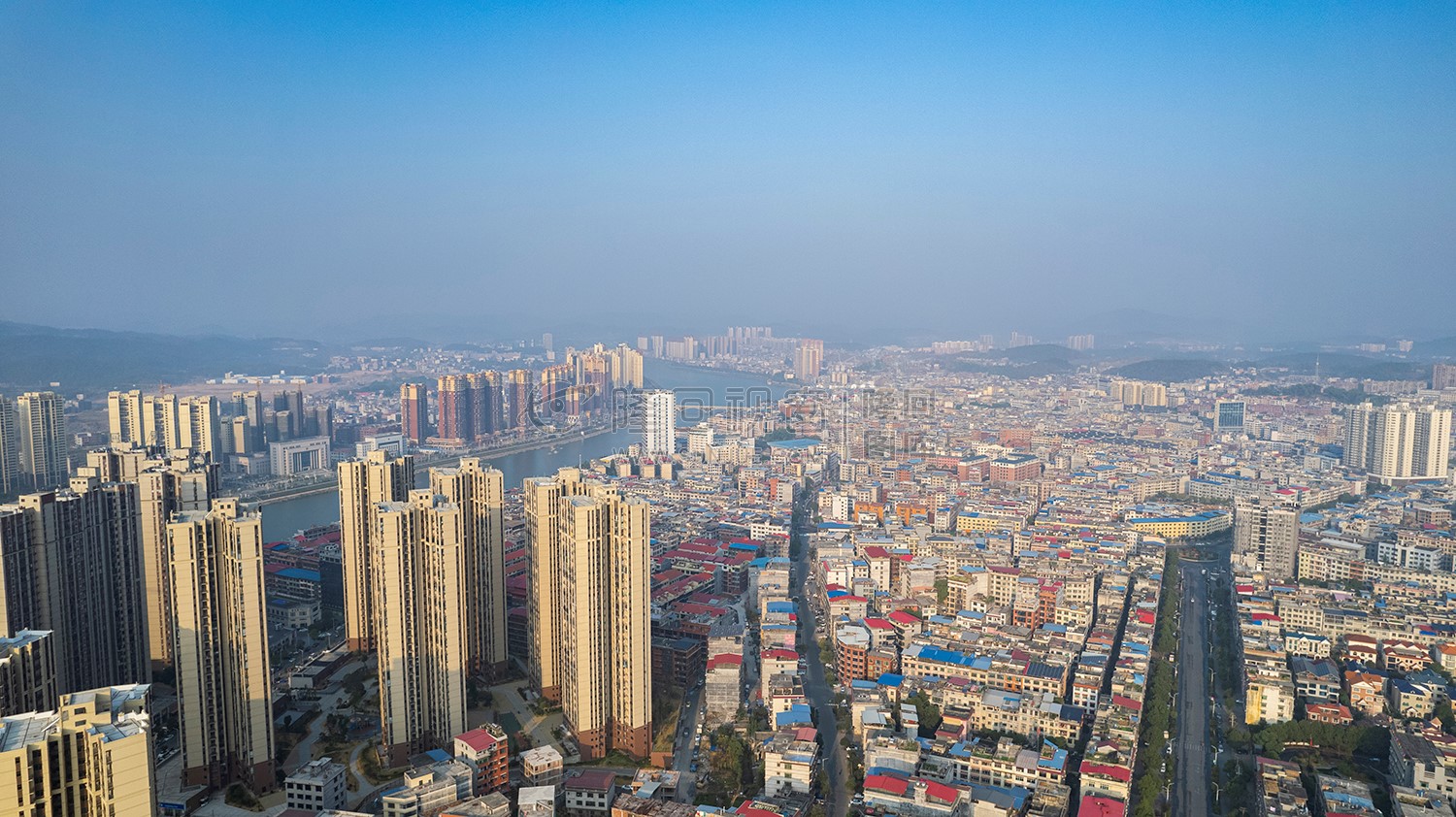 隆回封城第七天，县城各处航拍