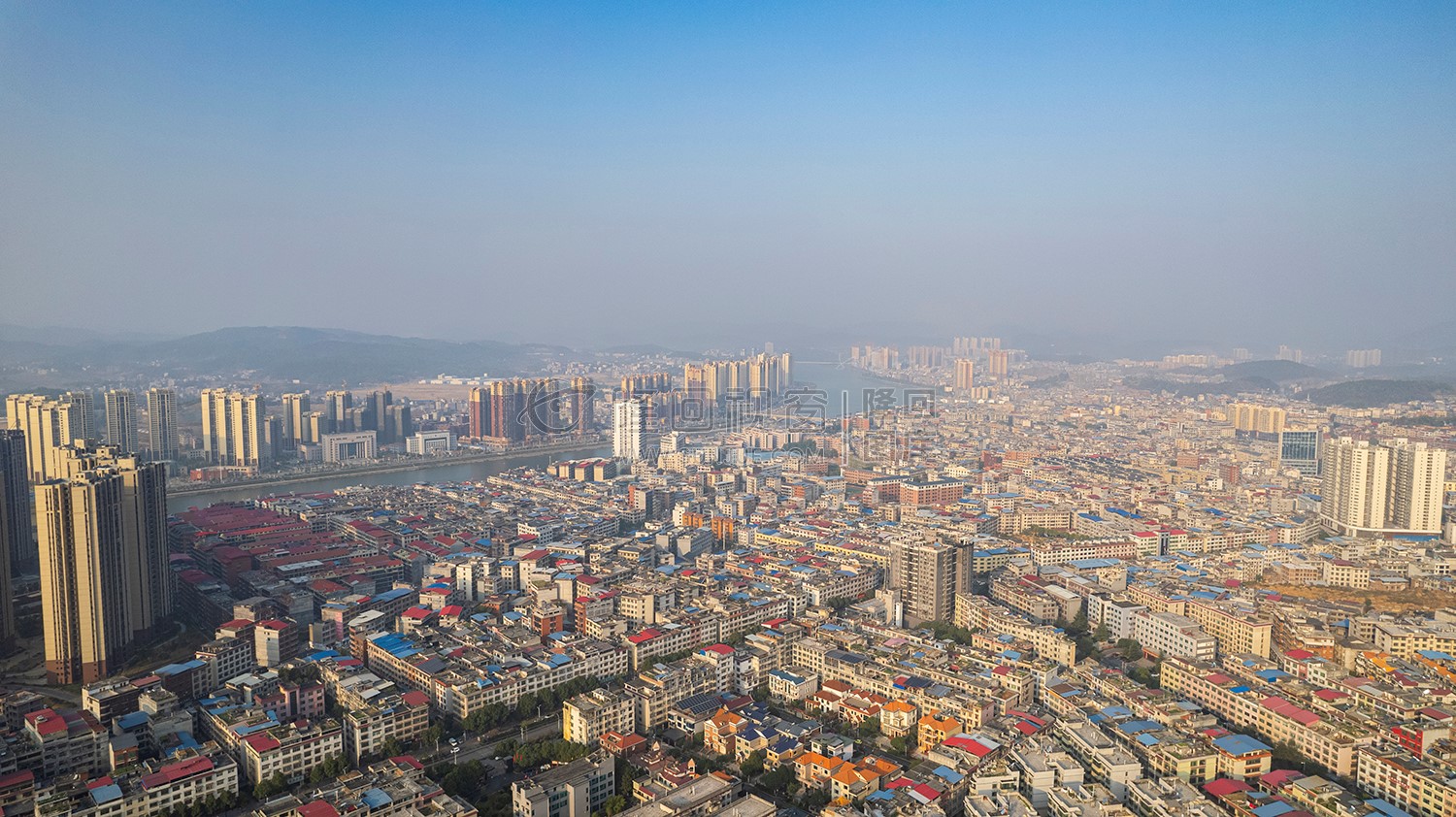 隆回封城第七天，县城各处航拍