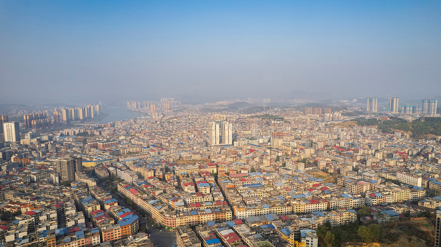 隆回封城第七天，县城各处航拍